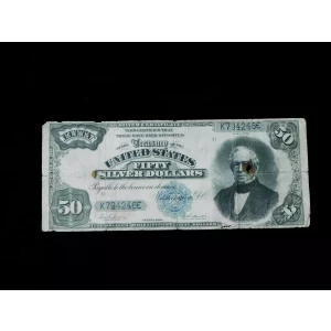 $50 1891 Blue Silver Certificates 335