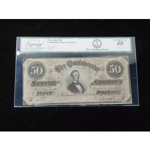 $50   Issues of the Confederate States of America CS-66