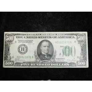 $500 1928  High Denomination Notes 2200-A