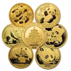 Any Year 1/10oz Chinese Gold Panda (1982-2015) (3)