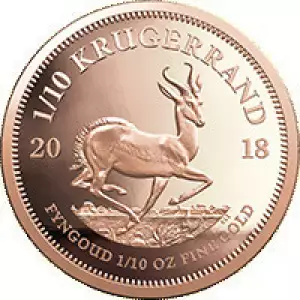 Any Year 1/10oz South African Gold Krugerrand (2)