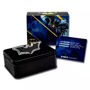 BATMAN Logo - 2021 1oz Silver Coin