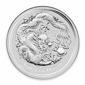 DUPLICATE 2012 1/2oz Australian Perth Mint Silver Lunar II: Year of the Dragon (3)