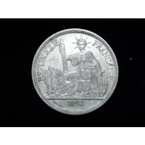 FRENCH INDO-CHINA Silver PIASTRE