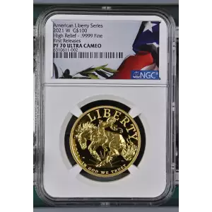 High Relief $100 Gold