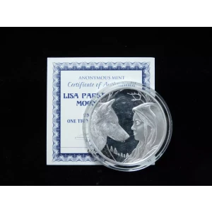 Lisa Parker Series Moonstruck 1 oz .999 Fine Silver Bullion Round 