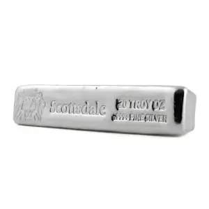 Scottsdale 20 oz Silver Cast Bar - Copper State Coin & Bullion, Peoria AZ