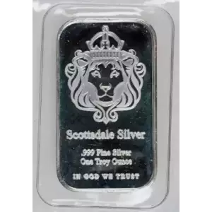 Scottsdale Lion 1 oz Silver Bar 