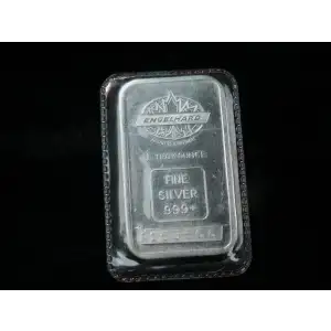 Vintage Engelhard 1 oz .999 Fine Silver Maple Leaf Bar - SEALED