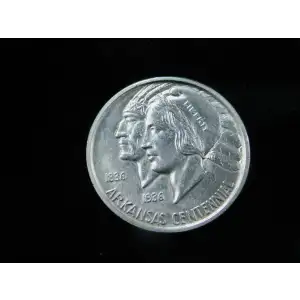 Classic Commemorative Silver--- Arkansas Centennial 1935-1939-Silver- 0.5 Dollar