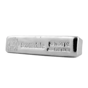 Scottsdale 20 oz Silver Cast Bar - Copper State Coin & Bullion, Peoria AZ