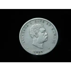Hawaiian Issues--1883 Quarter Dollar -- 0.25 Dollar