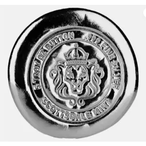 5 oz Scottsdale .999 Silver Button