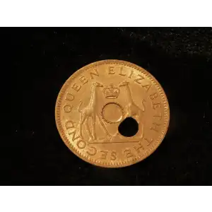 RHODESIA & NYASALAND Bronze 1/2 PENNY