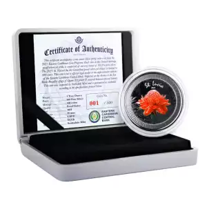 2021 St Lucia 1 oz Silver Colorized Coin