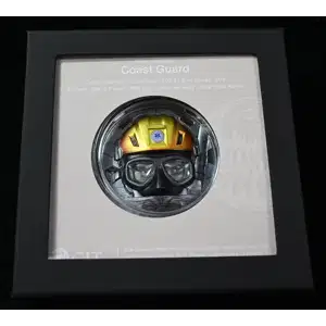 2023 $20 Cook Islands Coast Guard 3 oz .999 Colorized Ultra High Relief OGP