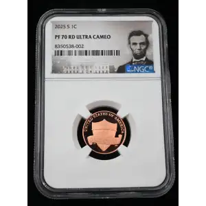 2025-S 1c Lincoln Shield Cent - NGC PF70 RD Ultra Cameo