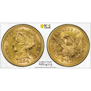 1854 $2.50 (2)