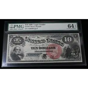 1880 $10 A289304 PMG 64 EPQ