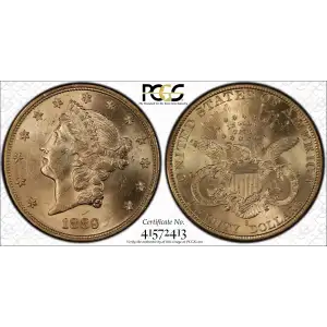 1889-S $20 Saddle Ridge Hoard