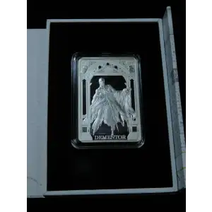 2025 Niue Harry Potter Magical Creatures Dementor 1 oz .999 Colorized Bar in Box  (2)
