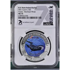 2021 Alaska - Bowhead Whale U.S. State Animal Series