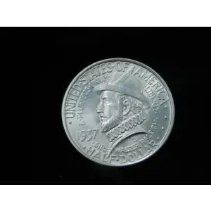 Classic Commemorative Silver--- Roanoke Island, North Carolina, 350th Anniversary 1937 -Silver- 0.5 Dollar