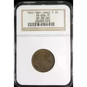 Two cent pieces-Two cent pieces 1864-73 -Copper