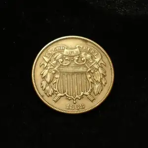 Two cent pieces-Two cent pieces 1864-73 -Copper