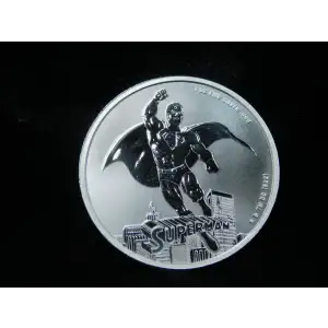 2016 $5 Canadian Superman 1 oz .9999 Fine Silver Coin in Capsule  (5)