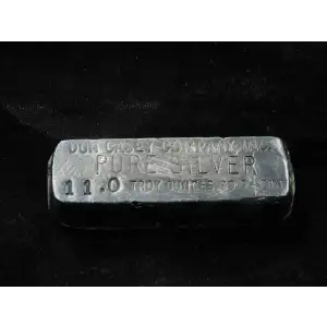 Vintage Don Casey Company 11.0 oz .999 Fine Silver Poured Bar (3)