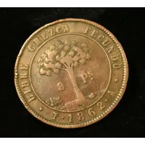 Honduras Copper 8 PESOS