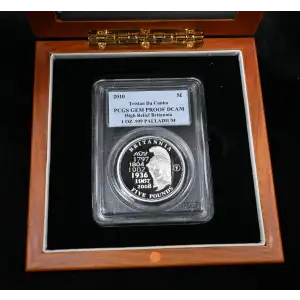 2010 Tristan Da Cunha 1 oz Proof Palladium - PCGS GEM Proof DCAM (4)