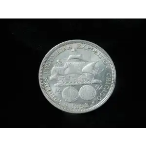 Classic Commemorative Silver--- World's Columbian Exposition Half Dollar 1892 - 1893 -Silver- 0.5 Dollar