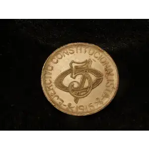 MEXICO-REVOLUTIONARY Copper 5 CENTAVOS