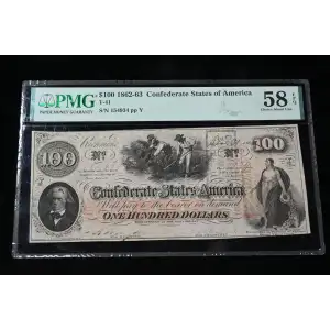 $100   Issues of the Confederate States of America CS-41