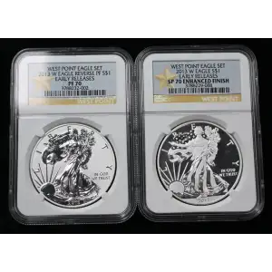 2013 W WEST POINT EAGLE SET EARLY RELEASES OFFICIAL US MINT SET (5)