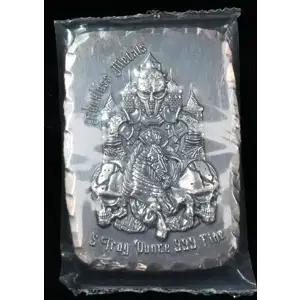 Reckless Metals Chess The Knight 5 oz 999 SV Pressed Bar Limited Mintage 106/250