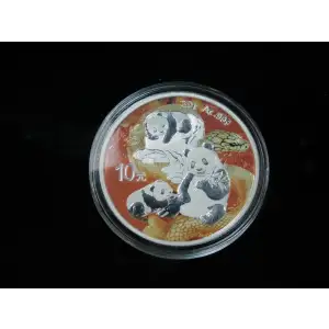 2025 Chinese Silver Panda 30g .999 Fine Silver Colorized Lunar Snake Edition