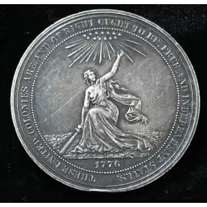 1876 United States Centennial Exposition Silver Medallion