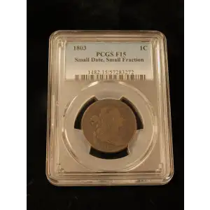 1803 1C Small Date, Small Fraction, BN