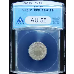 Nickel Five Cent Pieces-Shield 1866-1883