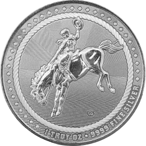 1 oz - Scottsdale Mint - Silver Cowboy Round (3)