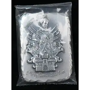 Reckless Metals Chess The Pawn 5 oz 999 SV Pressed Bar Limited Mintage 055/250