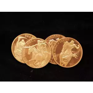 Complete Set - Four Horsemen of the Apocalypse 1 oz .999 Copper  (3)