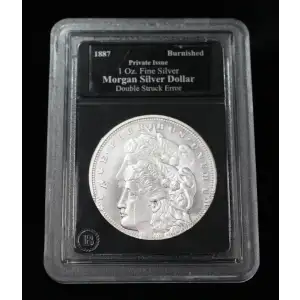 1887 Double Struck Error Morgan Silver Dollar Design 1 oz .999 Fine Silver - Bradford (4)