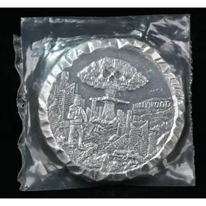 Reckless Metals City of Evil 2 oz 999 Silver Round Studio Mintage 12/75