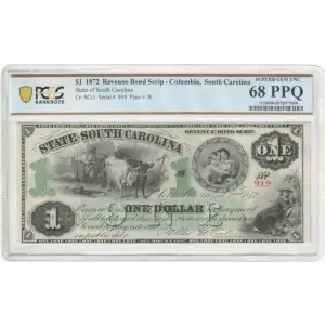20s July 5, 1707  COLONIAL CURRENCY SC-3 (2)