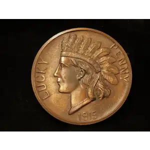 1915 Panama Pacific California Exposition Lucky Penny in Original Packaging  (2)
