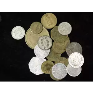 Private Tokens -Civil War Tokens (1860s)-By Composition-Copper or Brass -- 1 Token